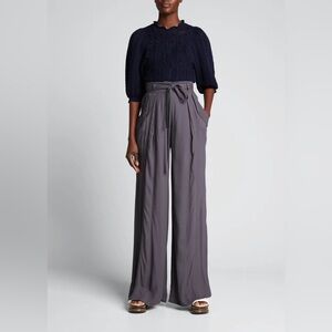 Ulla Johnson women’s gray Henrik wide leg pants